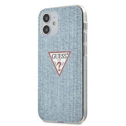 [20 + 1] GUESS GUHCP12SPCUJULLB HARD CASE JEANS COLLECTION IPHONE 12 MINI BLUE