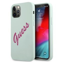 [20 + 1] GUESS HARDCASE GUHCP12LLSVSBF SILICONE VINTAGE IPHONE 12 PRO MAX FUCHSJA / MINT