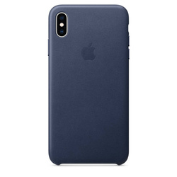 APPLE LEATHER CASE MRWU2ZM/A IPHONE XS MAX MIDNIGHT BLUE WITHOUT PACKAGING