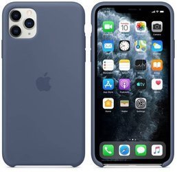 APPLE SILICONE CASE IPHONE 11 PRO MAX ALASKAN BLUE MX032ZM/A WITHOUT PACKAGING