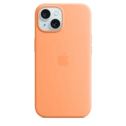APPLE SILICONE CASE MT0W3ZM/A IPHONE 15 ORANGE SORBET OPEN PACKAGE