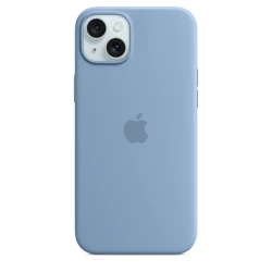 APPLE SILICONE CASE MT193ZM/A IPHONE 15 PLUS WINTER BLUE OPEN PACKAGE