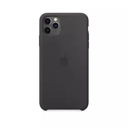 APPLE SILICONE CASE MX002ZM/A IPHONE 11 PRO MAX BLACK OPEN PACKAGE