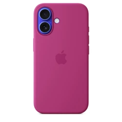 APPLE SILICONE CASE MYY53ZM/A IPHONE 16 FUCHSIA OPEN PACKAGE