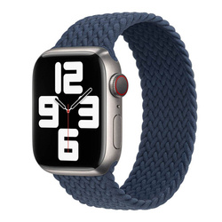 APPLE STRAP APPLE WATCH 3J656ZM/A BRAIDED SOLO LOOP 41MM SIZE 5 ABYSS BLUE ORIGINAL SEAL