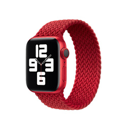 APPLE STRAP APPLE WATCH 3J657ZM/A BRAIDED SOLO LOOP 45MM SIZE 5 REDORIGINAL SEAL