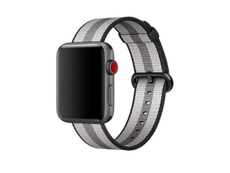 APPLE WOVEN NYLON APPLE WATCH MQVR23ZM/A 42MM BLACK ORIGINAL SEAL