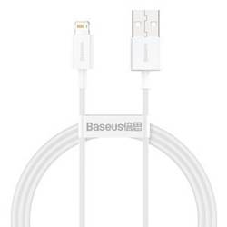 BASEUS SUPERIOR SERIES CABLE USB TO LIGHTNING, 2.4A, 1M (WHITE)