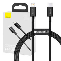 Baseus Superior Series Cable USB-C to iP CATLYS-A01, 20W, PD, 1m (black)