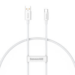 Baseus kabel Superior USB - USB-C 0,25m biały 100W