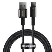 Baseus kabel Tungsten USB - USB-C 1,0m czarny 100W