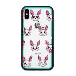 CASE HEARTS IPHONE XS MAX PATTERN 2 CLEAR (RABBITS)