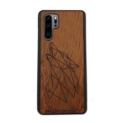 CASE WOODEN SMARTWOODS WOLF HUAWEI MATE 20 LITE