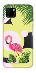 CASEGADGET CASE OVERPRINT FLAMINGO AND FLOWERS HUAWEI Y5P