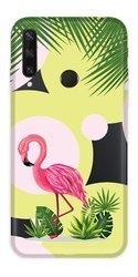 CASEGADGET CASE OVERPRINT FLAMINGO AND FLOWERS HUAWEI Y6P