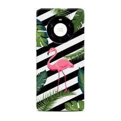 CASEGADGET CASE OVERPRINT FLAMINGO IN LEAVES HUAWEI MATE 40 PRO