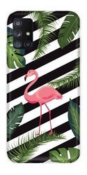 CASEGADGET CASE OVERPRINT FLAMINGO IN LEAVES SAMSUNG GALAXY A71 5G