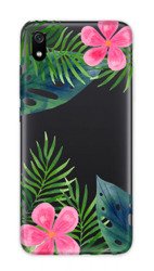 CASEGADGET CASE OVERPRINT LEAVES AND FLOWERS XIAOMI REDMI 7A