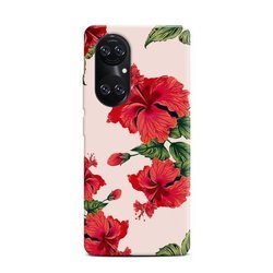 CASEGADGET CASE OVERPRINT RED POPPIES HUAWEI P50 PRO