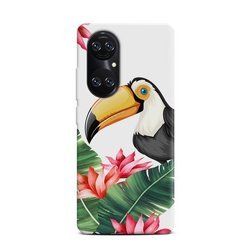 CASEGADGET CASE OVERPRINT TOUCAN AND LEAVES HUAWEI P50 PRO