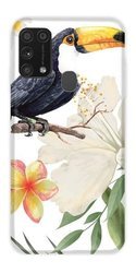 CASEGADGET CASE OVERPRINT TOUCAN AND LEAVES SAMSUNG GALAXY M31