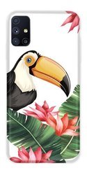 CASEGADGET CASE OVERPRINT TOUCAN AND LEAVES SAMSUNG GALAXY M51