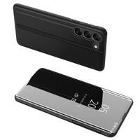 Clear View Case cover for Samsung Galaxy S23+ flip cover black