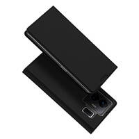 Dux Ducis Skin Pro Case For Realme GT Neo 5 / Realme GT3 Flip Cover Card Wallet Stand Black