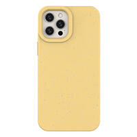 ECO CASE CASE FOR IPHONE 12 SILICONE COVER PHONE COVER YELLOW