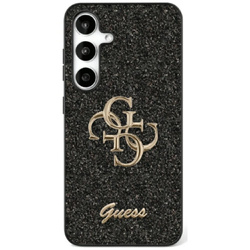 Etui Guess Fixed Glitter Big 4G Metal     Logo do Samsung Galaxy S25 Plus czarny