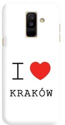 FUNNY CASE OVERPRINT I LOVE CRACOW SAMSUNG GALAXY A6 PLUS 2018