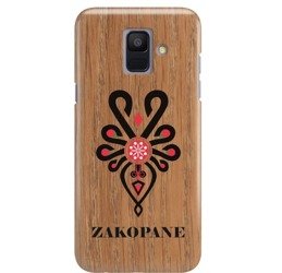 FUNNY CASE OVERPRINT PARZENICA ON WOOD SAMSUNG GALAXY A6 2018