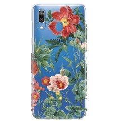 FUNNY CASE OVERPRINT RED FLOWERS SAMSUNG GALAXY A30 / A20