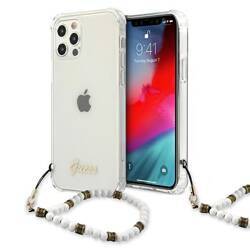 GUESS GUHCP12LKPSWH IPHONE 12 PRO MAX 6.7 "TRANSPARENT HARDCASE WHITE PEARL