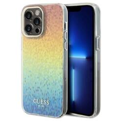 GUESS GUHCP13LHDECMI IPHONE 13 PRO / 13 MULTI -COLORED HARDCASE IML FACETED MIRROR DISCO IRIDESCENT