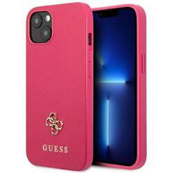 GUESS GUHCP13SPS4MF IPHONE 13 MINI 5.4 "PINK/PINK HARDCASE SAFFIANO 4G SMALL METAL LOGO