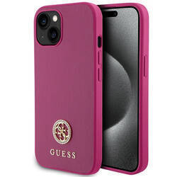 GUESS GUHCP15SPS4DGPP IPHONE 15/14/13 6.1 "PINK / PINK HARDCASE STRASS METAL LOGO