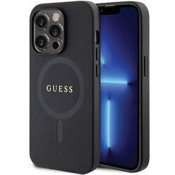 GUESS GUHMP14XPSAHMCK IPHONE 14 PRO MAX 6.7 "BLACK/BLACK HARDCASE SAFFIANO MAGSAFE