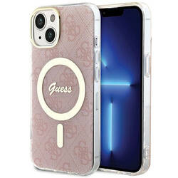 GUESS GUHMP15SH4STP IPHONE 15/14/13 6.1 "PINK / PINK HARDCASE IML 4G MAGSAFE