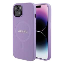 GUESS GUHMP15SPSAHMCU IPHONE 15/14/13 6.1 "PURPLE / PURPLE HARDCASE SAFFIANO MAGSAFE