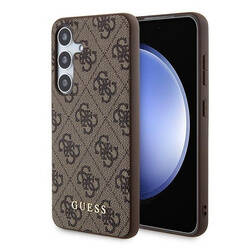 GUESS GUOHCSA35G4GFBR A35 A356 BROWN HARDCASE 4G METAL GOLD LOGO