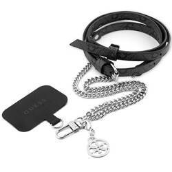 GUESS GUUC4MG4EK UNIVERSAL CBDY STRAP CZARNY/BLACK 4G CHAIN