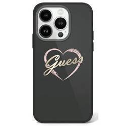 Guess GUHCP16LHCHGSPK iPhone 16 Pro 6.3" czarny/black hardcase IML Heart