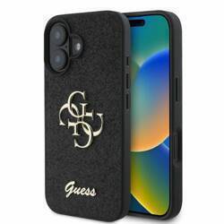 Guess GUHCP16SHG4SGK iPhone 16 6,1" czarny/black HC Fixed Glitter Big 4G