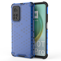 Honeycomb Case armor cover with TPU Bumper for Xiaomi Mi 10T Pro / Xiaomi Mi 10T blue