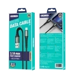 JELLICO cable B10 Lightning 3.1A 1M Black