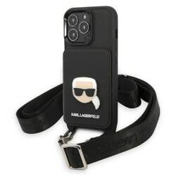 KARL LAGERFELD KLHCP13LSAKHPK IPHONE 13 PRO / 13 6.1 "HARDCASE SAFFIANO METAL KARL HEAD