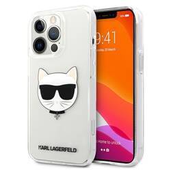 KARL LAGERFELD KLHCP13XCTR IPHONE 13 PRO MAX 6.7 "HARDCASE TRANSPARENT CHOUPETTE HEAD