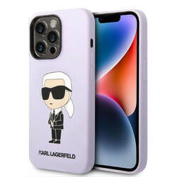 KARL LAGERFELD KLHCP14XSNIKBCU IPHONE 14 PRO MAX 6.7 "HARDCASE PURPLE/PURPLE SILICONE ICONIK