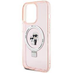 KARL LAGERFELD KLHMP15XHMRSKCP IPHONE 15 PRO MAX 6.7 "PINK/PINK HARDCASE RING STAND KARL & CHUPETTTE MAGSAFE